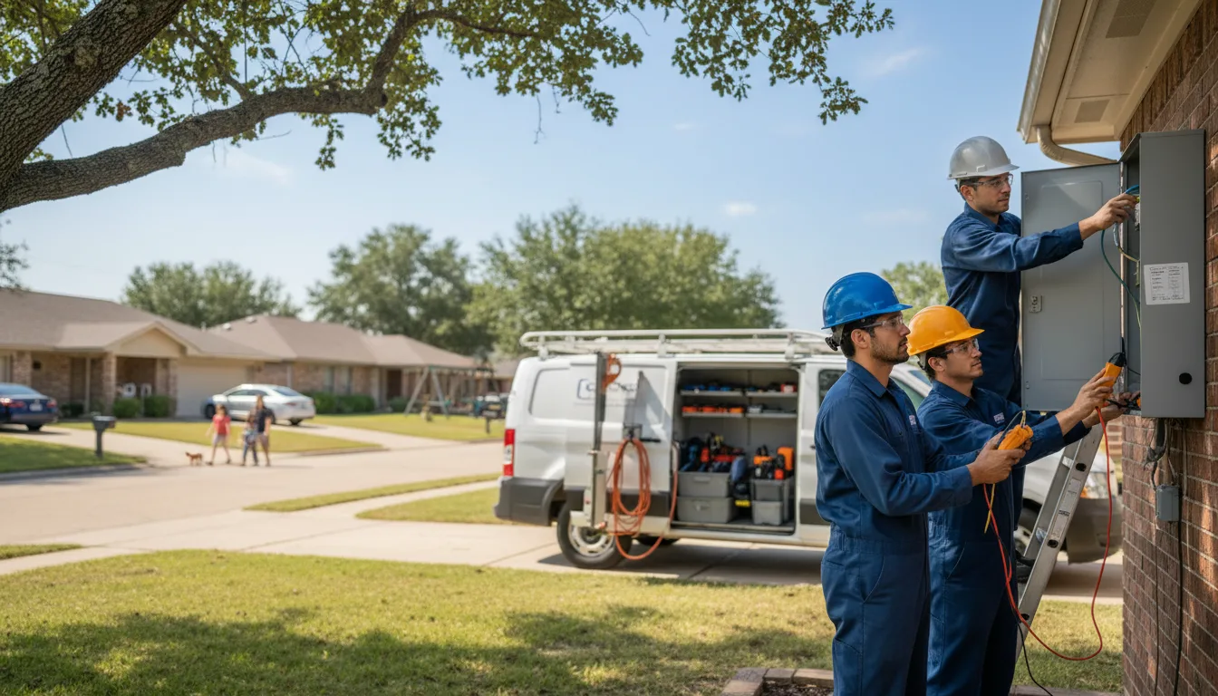 Certified electrician providing emergency electrical services in Ponca, AR